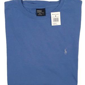 NEW Vintage Polo Ralph Lauren T Shirt! L XL 2X  Blue With Light Blue Polo Player